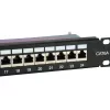 Patch panel 24 porte Cat.6A schermato Equip