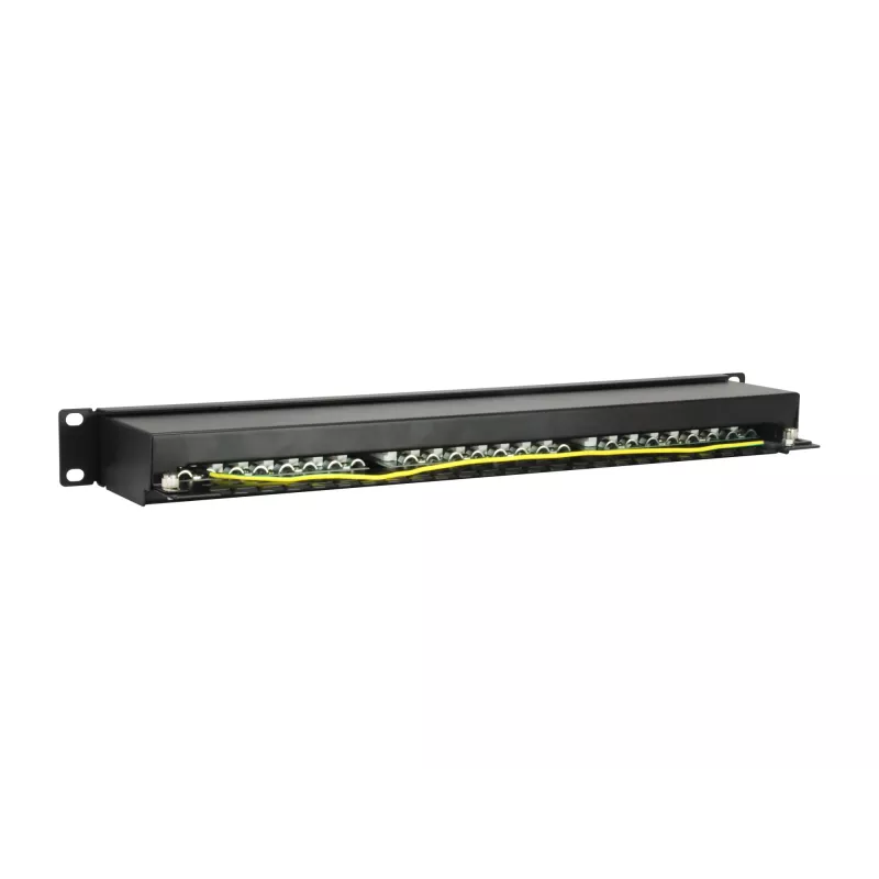 Equip Patch Panel 24 porte Cat.5e schermato, nero