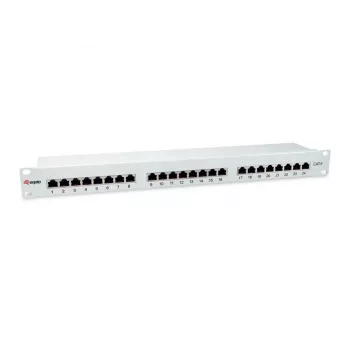 Equip Patch Panel 24 porte Cat.6 schermato, grigio chiaro