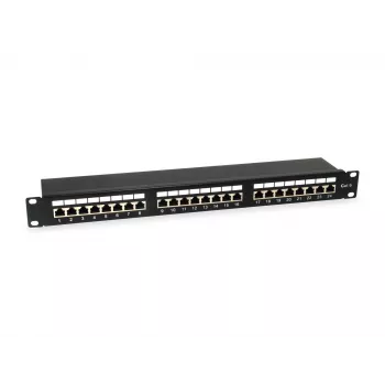 Equip Patch Panel 24 porte Cat.6 schermato, grigio chiaro