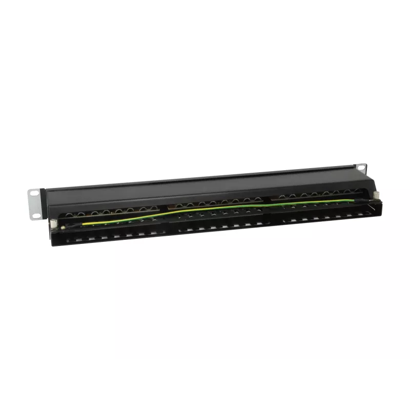 Equip Patch Panel 48 porte Cat.6 schermato, nero