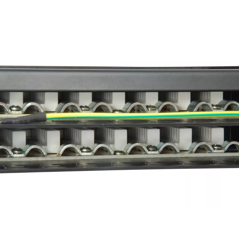 Equip Patch Panel 48 porte Cat.6 schermato, nero