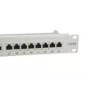 Equip Patch Panel 24 porte Cat.6A schermato, grigio chiaro, 10/100/1000Base-T(X), Gigabit Ethernet, 1000 Mbit/s, RJ-45, Cat6a, montaggio rack