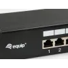 Equip Patch Panel 16 porte Cat.6 schermato, nero, 10/100/1000Base-T(X), Gigabit Ethernet, 1000 Mbit/s, RJ-45, Cat6, montaggio rack