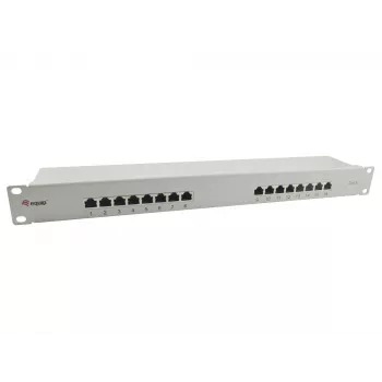 Equip Patch Panel 16 porte Cat.6 schermato, grigio chiaro