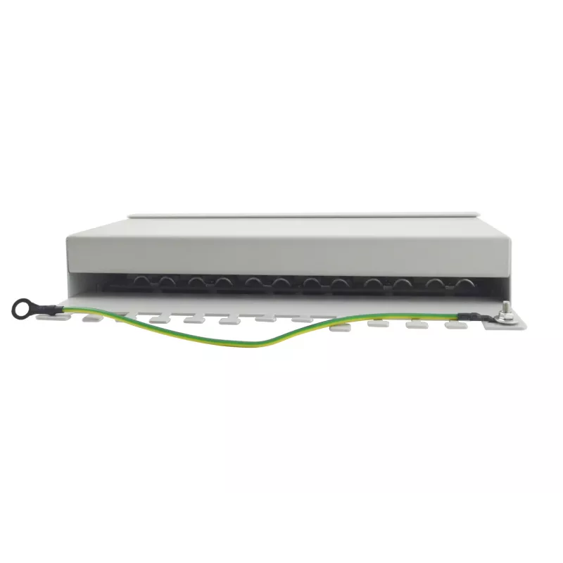Equip Patch Panel desktop 12 porte Cat.6, grigio chiaro, 10/100/1000Base-T(X), Gigabit Ethernet, 1000 Mbit/s, RJ-45, Cat6, 1U