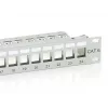Equip Patch Panel Keystone 24 porte Cat.6 schermato, grigio chiaro