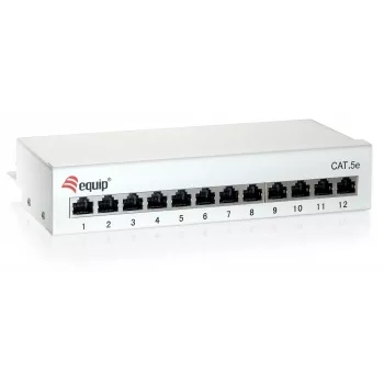 Equip Patch Panel desktop 12 porte Cat.6, grigio chiaro