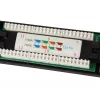 Equip Patch Panel 24 porte Cat.5e non schermato, nero, Cat5e, montaggio rack, 1U, nero, RoHS, CE