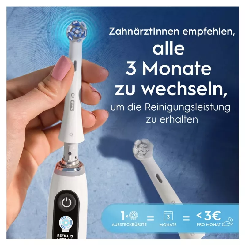 Testine di ricambio Oral-B iO Ultimate Clean, bianco, 2 pz.