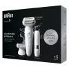 Epilatore BRAUN Silk-épil 9 SES9-341 — 40 pinzette, Wet & Dry, batteria 50 min., 2 velocità, bianco