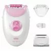 Epilatore Braun Silk-épil 3 3-031 20 pinzette rosa bianco