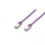Cavo patch Equip Cat.6A Platinum S/FTP, 1,0 m, viola