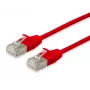 Cavo patch slim Equip Cat.6A F/FTP, 0,25 m, rosso