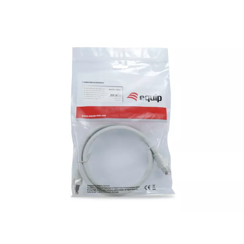 Cavo patch Equip Cat 8.1 S/FTP (PIMF), LSOH, 0,5 m, grigio