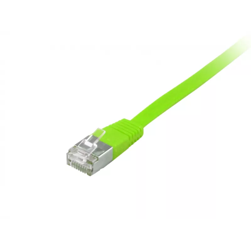 Cavo di rete Equip Cat.6A U/FTP cavo patch piatto RJ-45 5 m verde