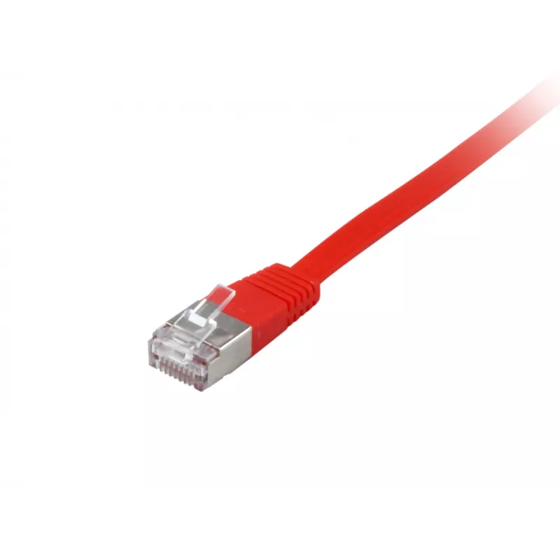 Cavo patch piatto Equip Cat.6A U/FTP, 10,0 m, rosso