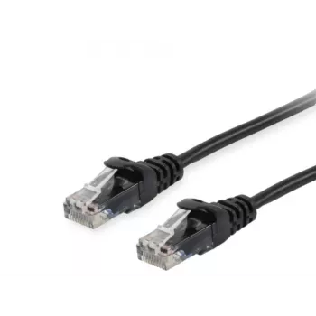 Cavo patch Equip Cat.6A RJ-45 U/UTP 20m nero