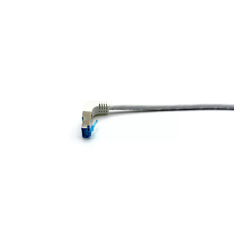Cavo patch Equip Cat.6A S/FTP, angolare su dritto, 5,0 m, bianco