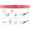 Cavo patch Equip Cat.6A S/FTP, blu, 0,15 m, 0,15 m, Cat6a, S/FTP (S-STP), RJ-45, RJ-45, blu