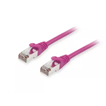 Cavo patch Equip Cat.6A S/FTP RJ-45 0,25 m viola