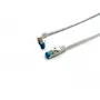 Cavo patch Equip Cat.6A S/FTP, angolare su dritto, RJ-45, 0,5 m, bianco