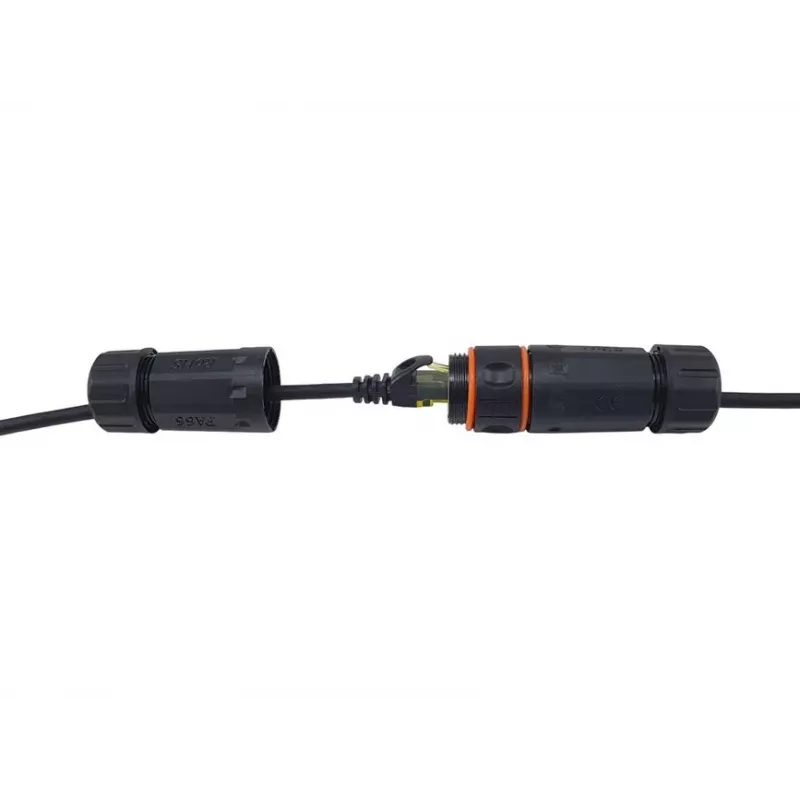 Cavo patch per esterni EQUIP Cat.6A S/FTP 1,0 m RJ-45 — nero