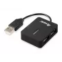 Equip 128952 hub interfaccia USB 2.0 480 Mbit/s nero