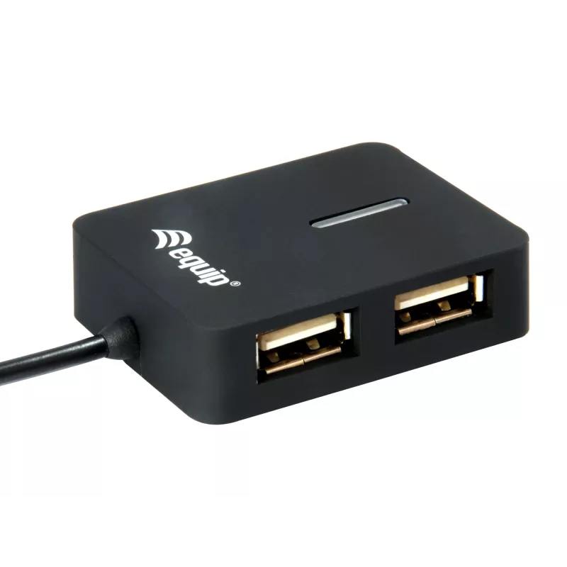 Equip 128952 hub interfaccia USB 2.0 480 Mbit/s nero
