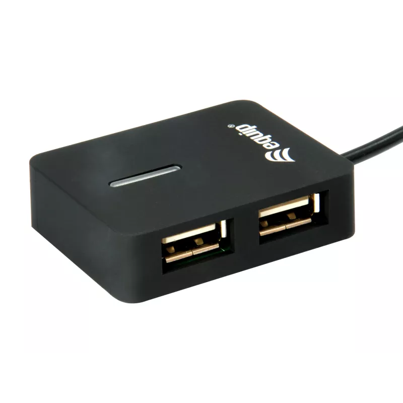 Equip 128952 hub interfaccia USB 2.0 480 Mbit/s nero