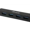 Equip 128953 hub interfaccia USB 3.2 Gen 1 (3.1 Gen 1) Type-A 5000 Mbit/s nero
