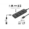 Equip hub USB 2.0 a 7 porte, USB 2.0, USB 2.0, 480 Mbit/s, nero, Cina, CE, RoHS