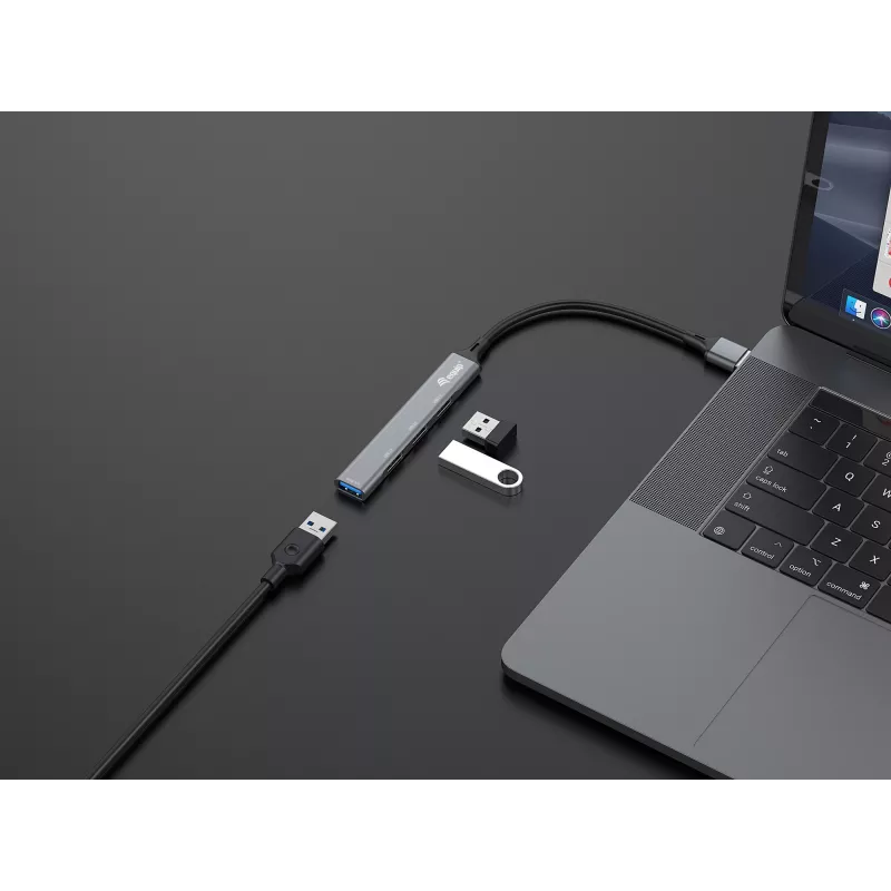 Hub USB Equip hub USB 3.0/2.0 a 4 porte