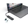 Hub USB 3.2 Gen 1 a 4 porte Equip con adattatore USB-C nero 5000 Mbit/s