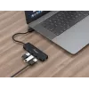 Hub USB 3.2 Gen 1 a 4 porte Equip con adattatore USB-C nero 5000 Mbit/s