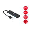 Hub USB 3.2 Gen 1 a 4 porte Equip con adattatore USB-C nero 5000 Mbit/s