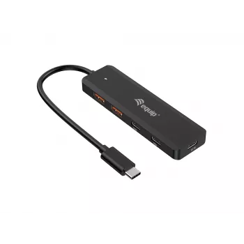 Equip hub USB-C USB 3.2 Gen 2 (10 Gbit/s) a 4 porte, USB-C x 2, USB-A x 2