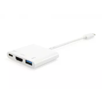 Adattatore Equip 133461 USB Type-C su HDMI femmina/USB A femmina/PD