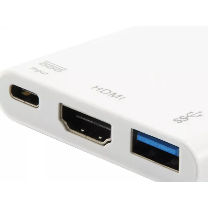 Adattatore Equip 133461 USB Type-C su HDMI femmina/USB A femmina/PD