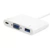Adattatore Equip 133462 USB Type-C su VGA femmina/USB A femmina/PD