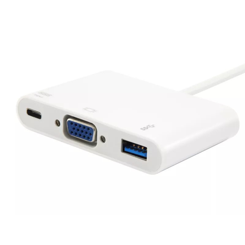 Adattatore Equip 133462 USB Type-C su VGA femmina/USB A femmina/PD