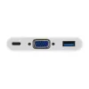 Adattatore Equip 133462 USB Type-C su VGA femmina/USB A femmina/PD