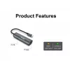Equip adattatore USB-C su rete Gigabit RJ45 + PD USB Type-C 100W