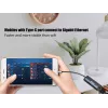 Equip adattatore USB-C su rete Gigabit RJ45 + PD USB Type-C 100W