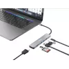 Adattatore multifunzione Equip USB-C 7-in-1, HDMI 4K/60Hz, USB 3.2 Gen1 x3, TF/Micro SD, 100W USB PD