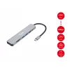 Adattatore multifunzione Equip USB-C 7-in-1, HDMI 4K/60Hz, USB 3.2 Gen1 x3, TF/Micro SD, 100W USB PD