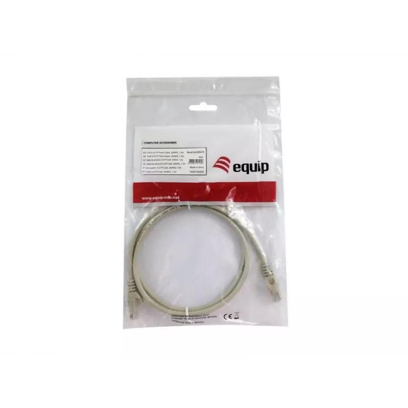 Cavo patch Equip Cat.6 U/UTP, 1,0 m, beige, 1 m, Cat6, U/UTP (UTP), RJ-45, RJ-45, beige