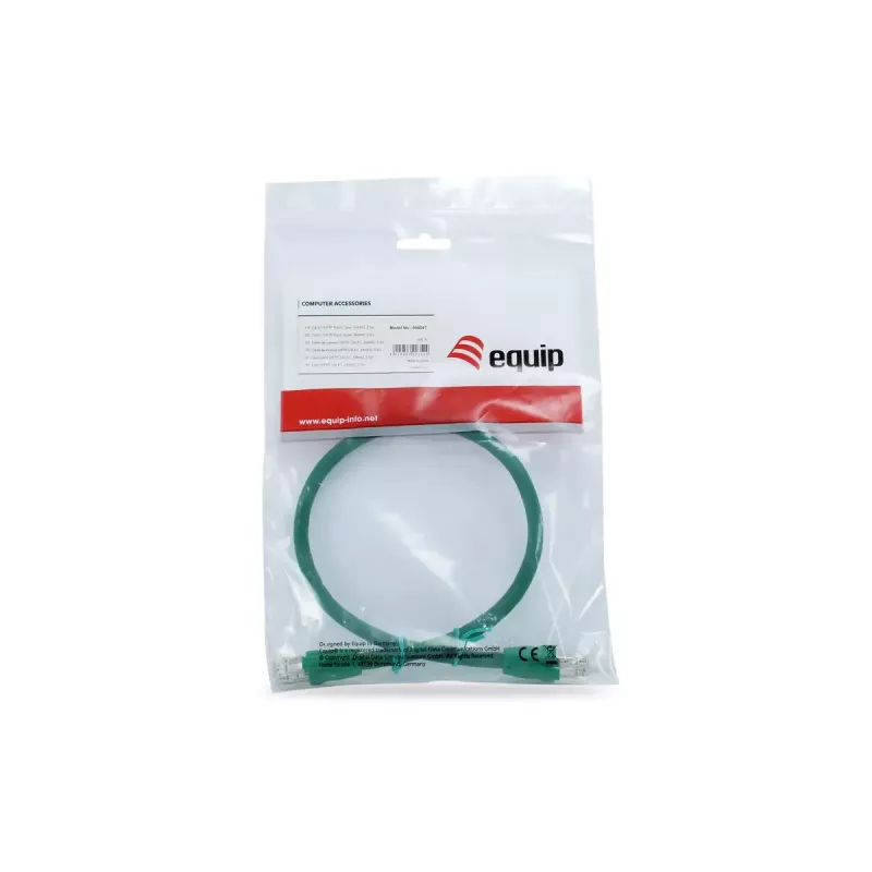 Cavo di rete Equip Cat 8.1 S/FTP (PIMF) cavo patch RJ-45 Cat8.1 0,5 m verde