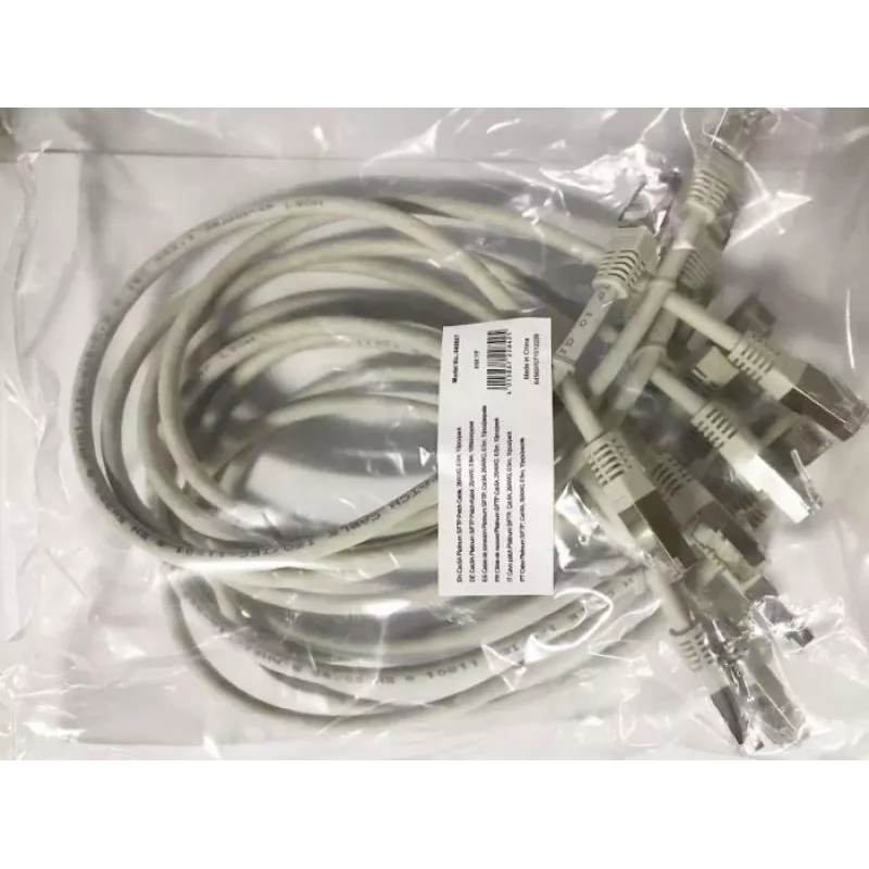 Equip Cat.6A Platinum S/FTP cavo patch, grigio, 0,5 m, 10 pz./set