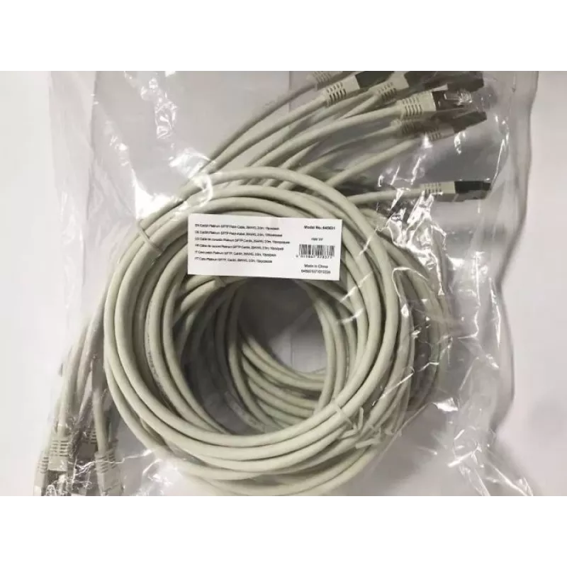 Equip Cat.6A Platinum S/FTP cavo patch, grigio, 2,0 m, 10 pz./set